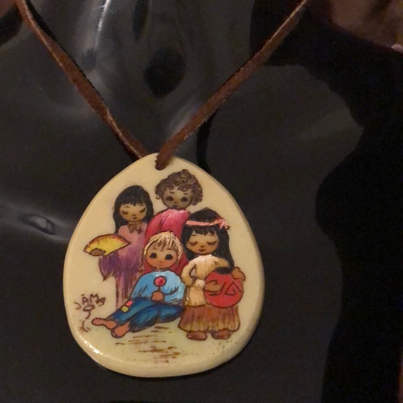 Jewelry - Exclusive necklace by Jama + 90s jacket small